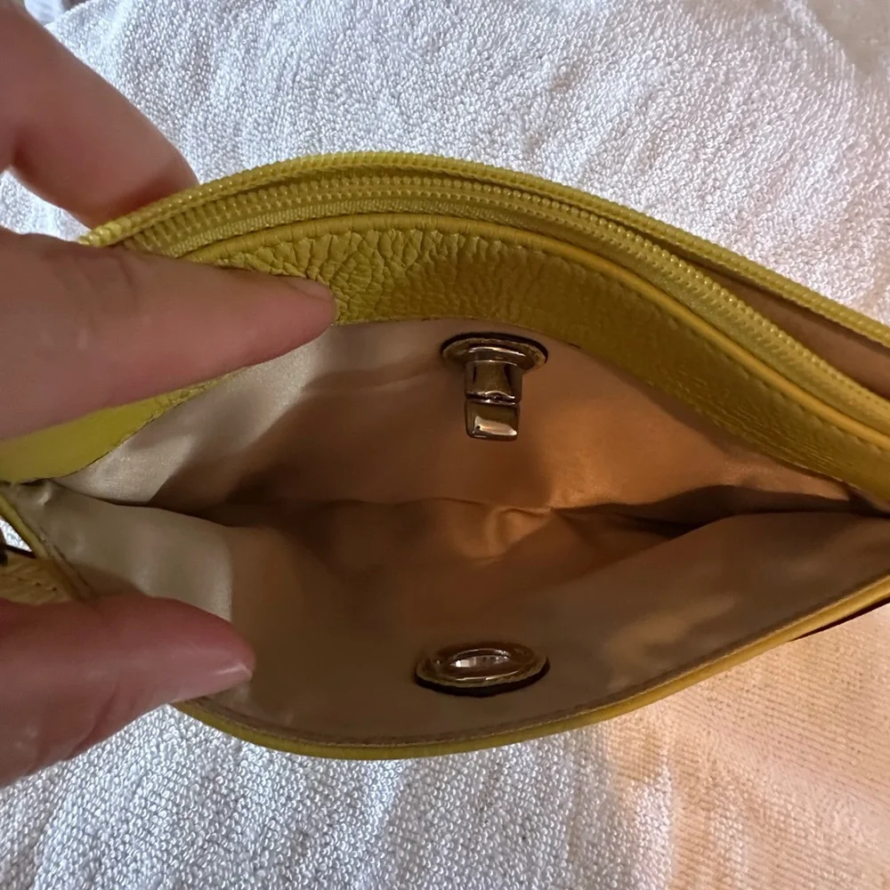 Coach Vibrant Yellow Shoulder Bag
